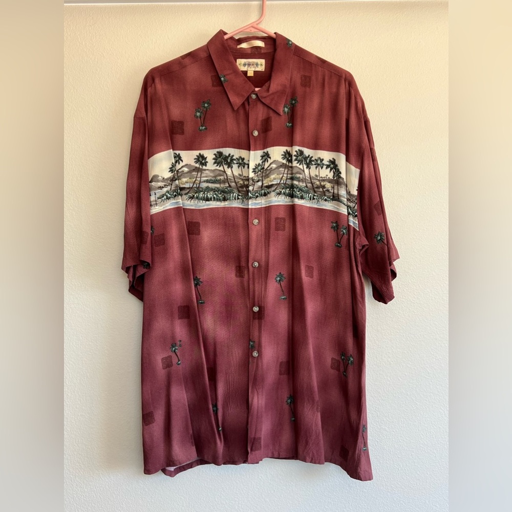 CAMPIA MODA PALM TREE BUTTON DOWN